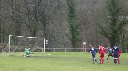FC Nomads of Connah's Quay's opening goal from the spot